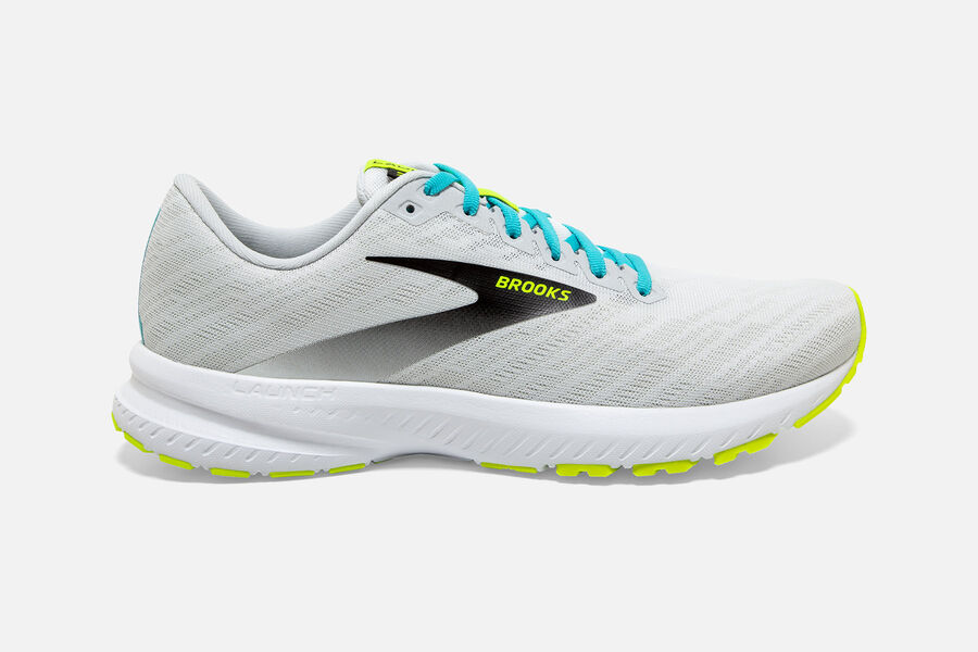 Zapatillas Running Brooks Launch 7 Hombre Blancas/Azules España SOUV67309